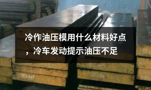 冷作油压模用什么材料好点，冷车发动提示油压不足