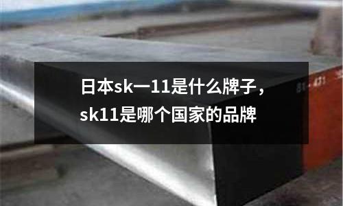 日本sk一11是什么牌子，sk11是哪个国家的品牌