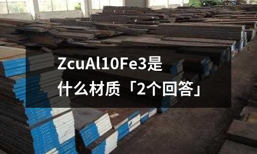 ZcuAl10Fe3是什么材质「2个回答」