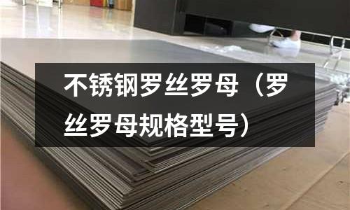 不锈钢罗丝罗母（罗丝罗母规格型号）