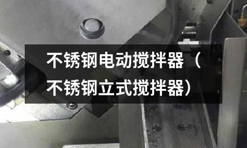 不锈钢电动搅拌器（不锈钢立式搅拌器）
