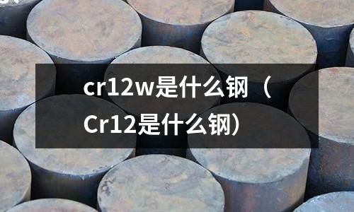 cr12w是什么钢（Cr12是什么钢）