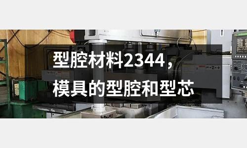 型腔材料2344，模具的型腔和型芯