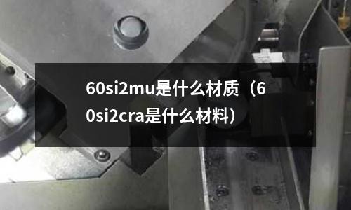 60si2mu是什么材质（60si2cra是什么材料）